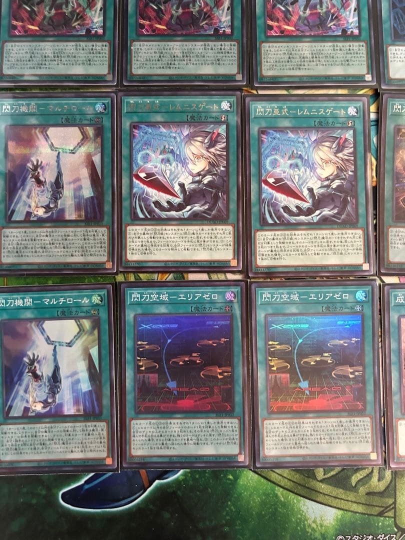 遊戯王　閃刀姫デッキパーツ　イラスト違い　シク有り