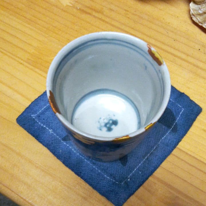 明治の蕎麦ちよこです.金継ぎしてあり.大事に使われてきたかわかるものです、