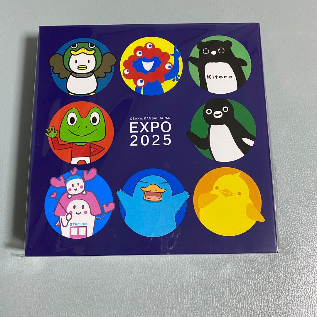 万博 ミャクミャク JR 7 Character All Stars ピンバッジ