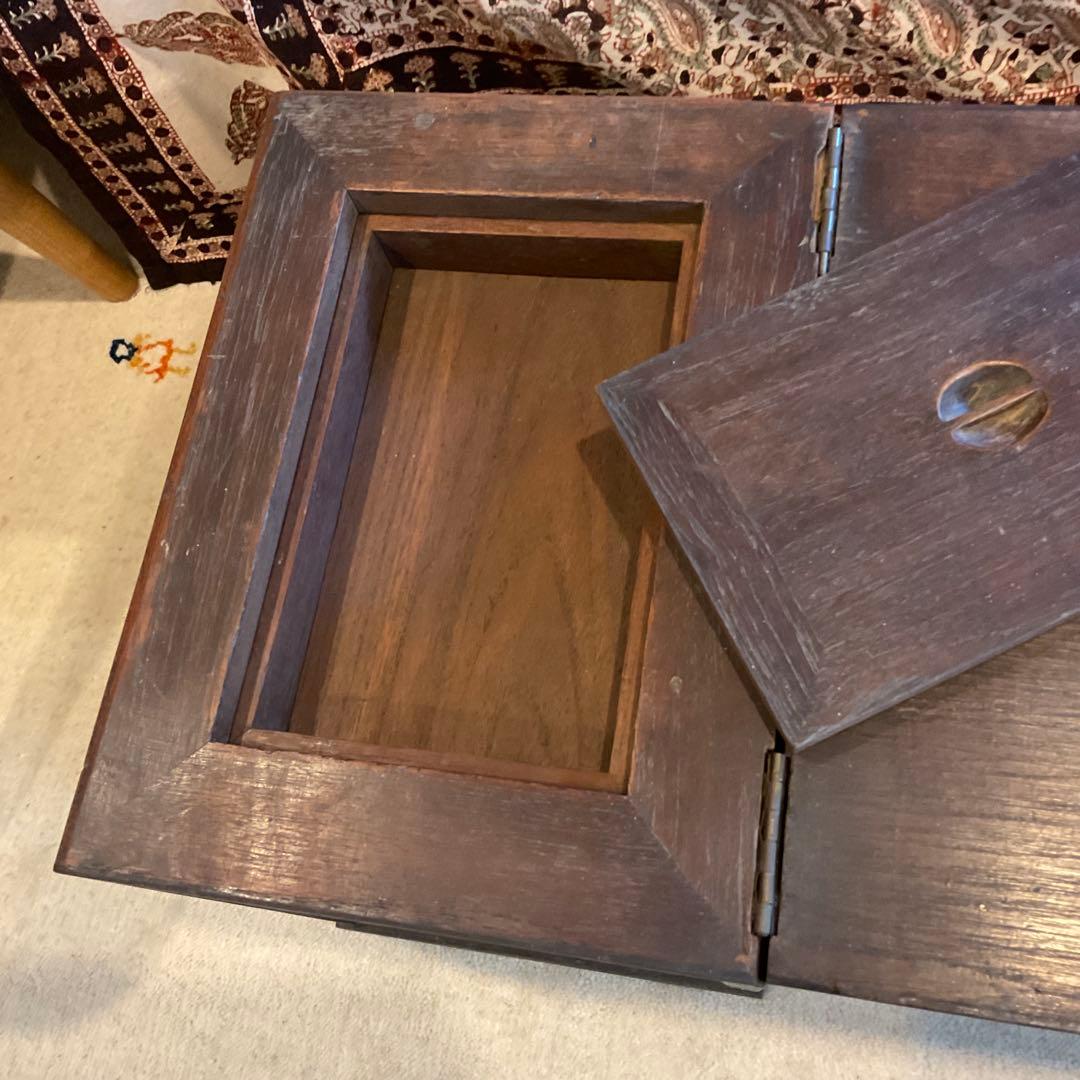 1080【手造り文机】折りたたみ式 年代物