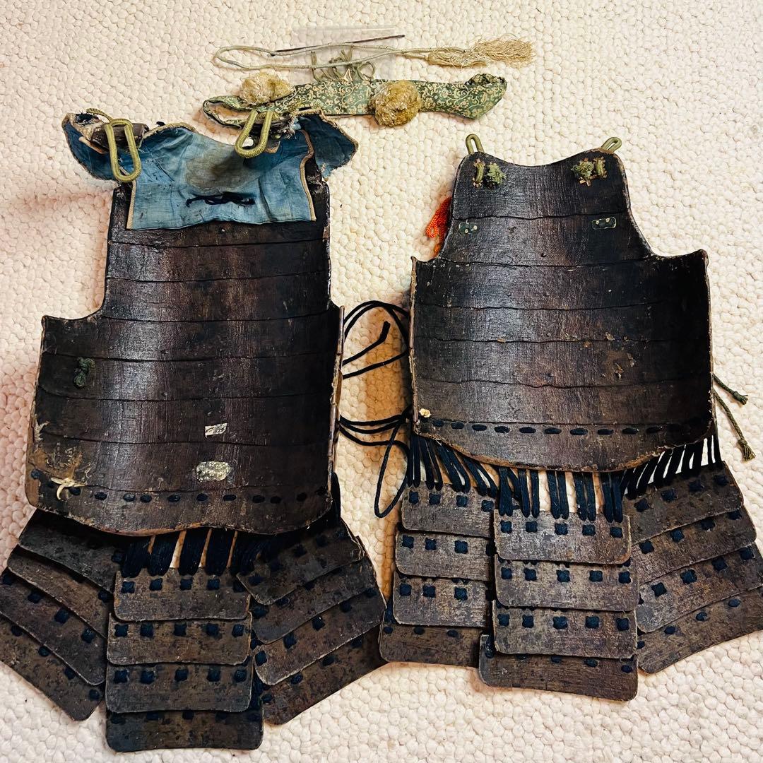 【本歌】江戸初期 日本 甲冑 （等身大）鎧 一式『在銘あり』