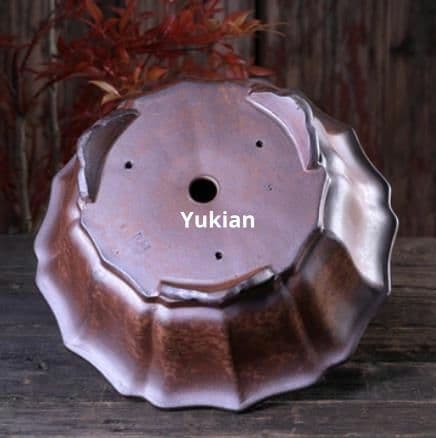 雲脚蓮華鉢 紫砂の鉢 盆栽鉢 植木鉢 小品盆栽鉢 大品盆栽鉢