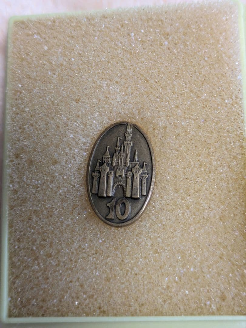 激レア　TDL勤続10年記念ピンバッジ　キャッスル