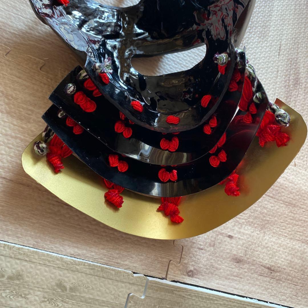 【着用可能】手作り　武具　鎧兜　甲冑　等身大　半頬　面頬　mempo 樹脂製