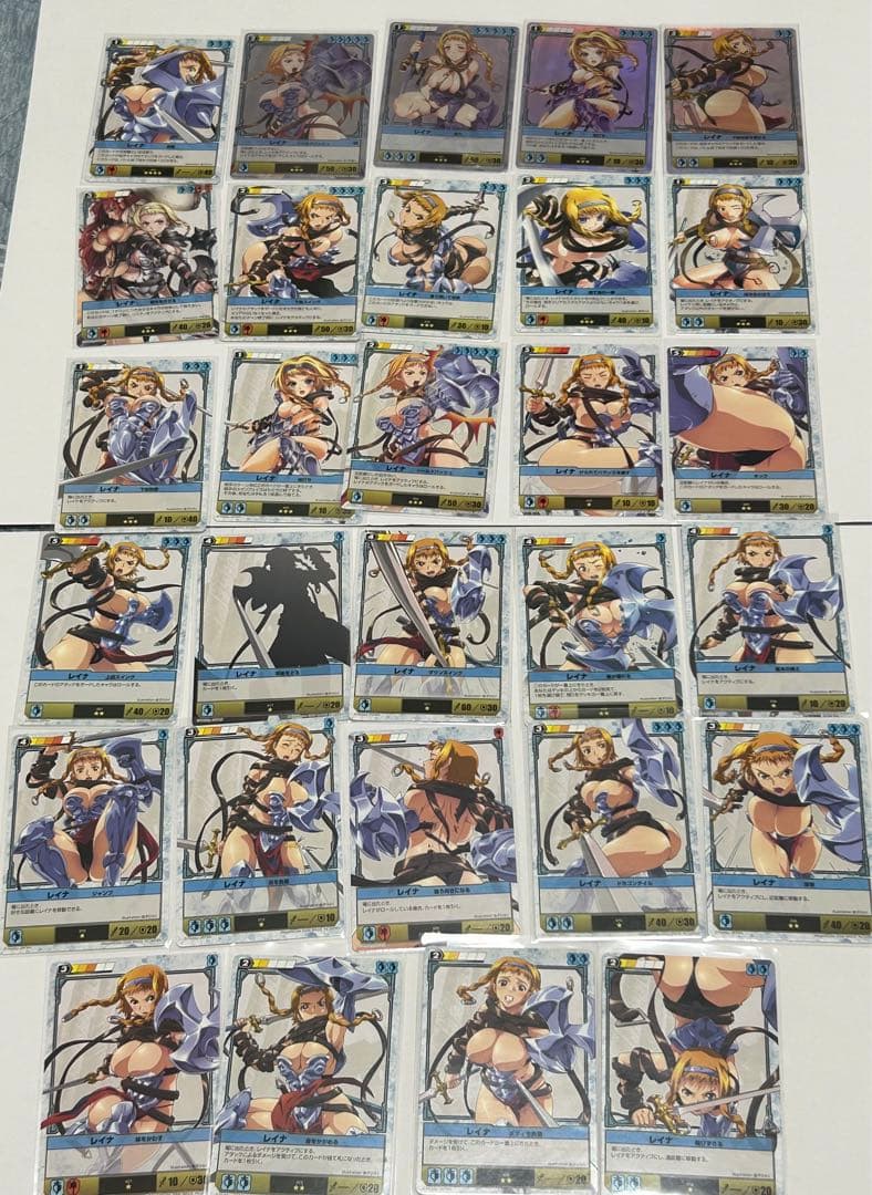 クイーンズブレイド　ザ・デュエル　レイナ　まとめ売りセット