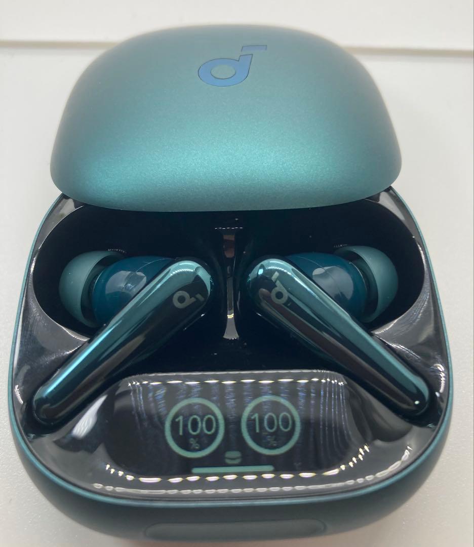 【美品】soundcore Liberty4 Proグリーン【充電ケース】