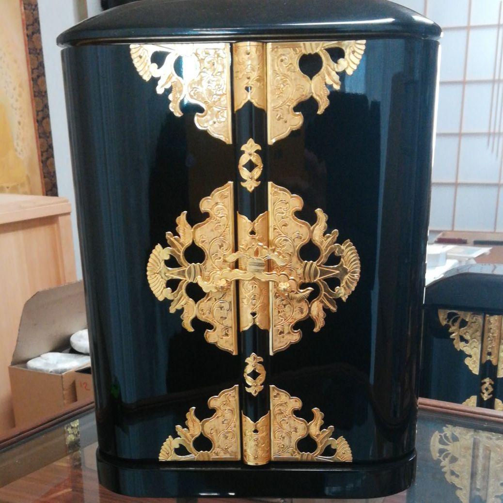 厨子　黒塗り