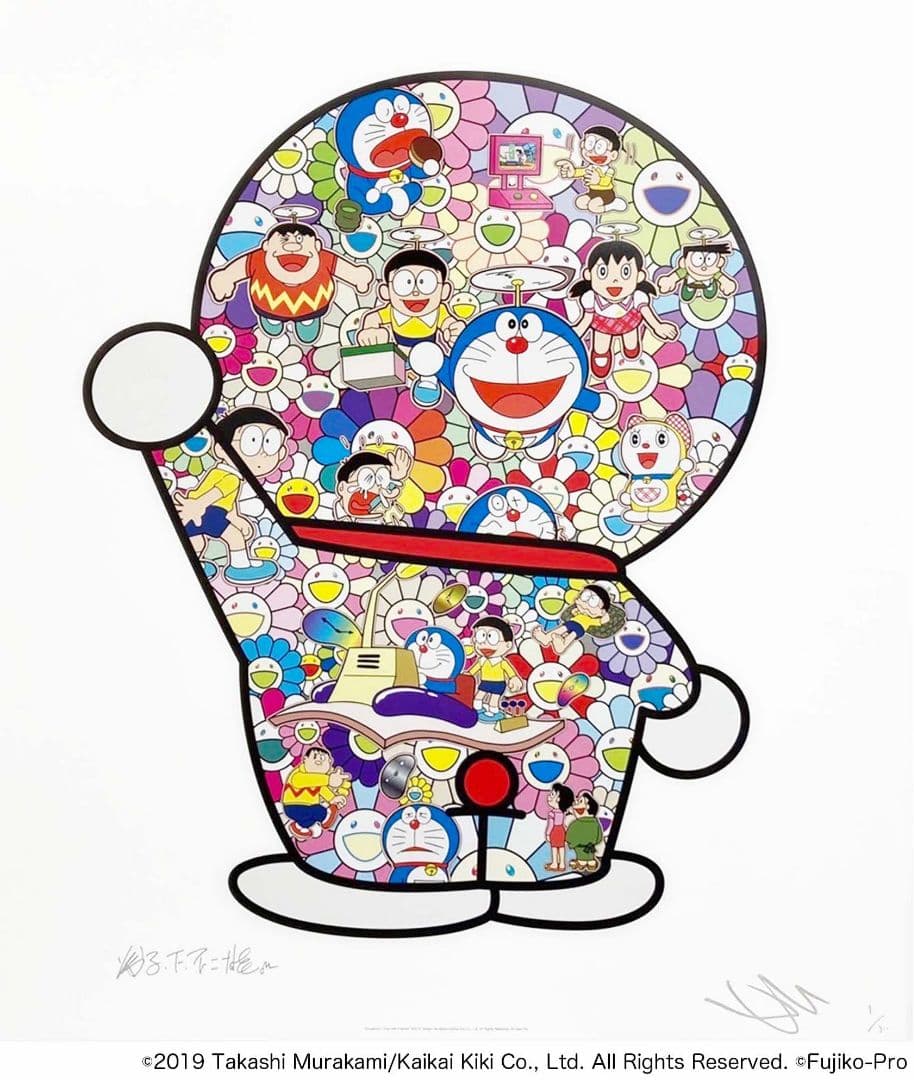 村上隆 ドラえもん ドラえもん 友達との時間 ポスター作品