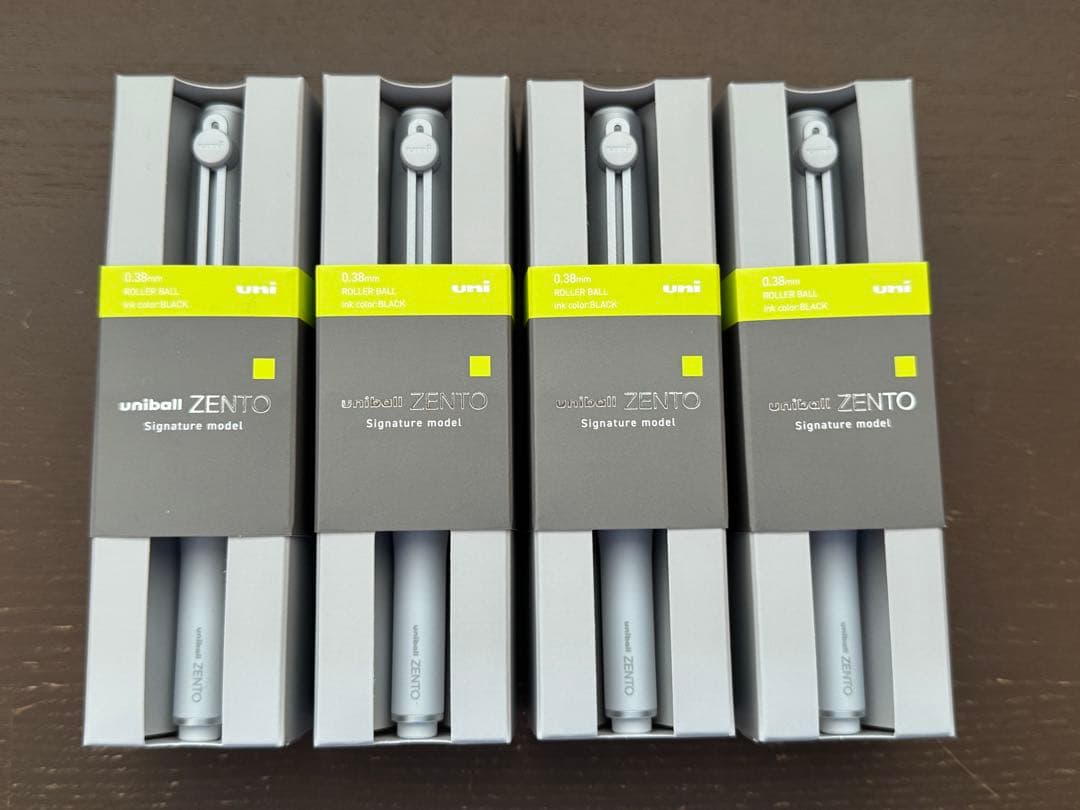 ZENTO ユニボール　ゼント　シグニチャーモデル　0.38 シルバー 4個