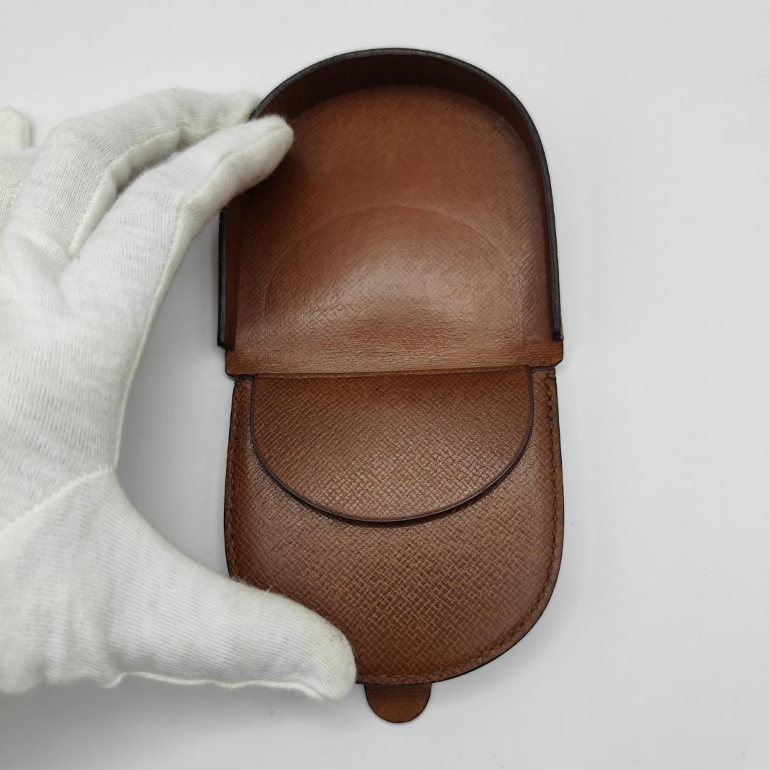 鑑定済美品 ルイヴィトンモノグラムポルトモネキュヴェットケースM61960