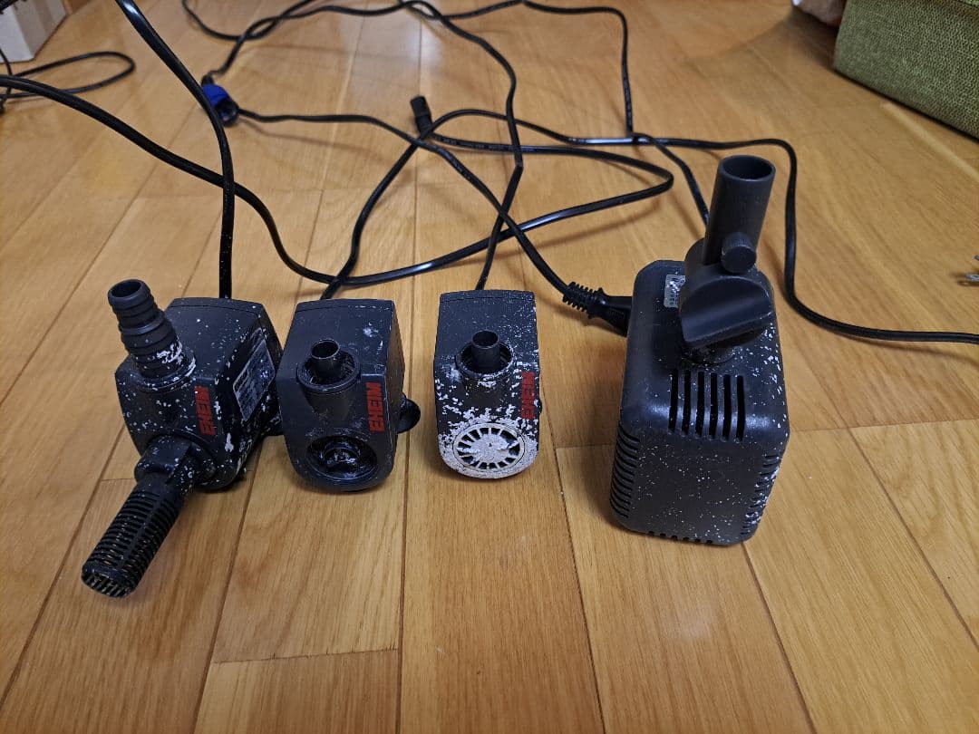 オーバーフロー水槽 透明ガラス LED照明付き 説明文要参照