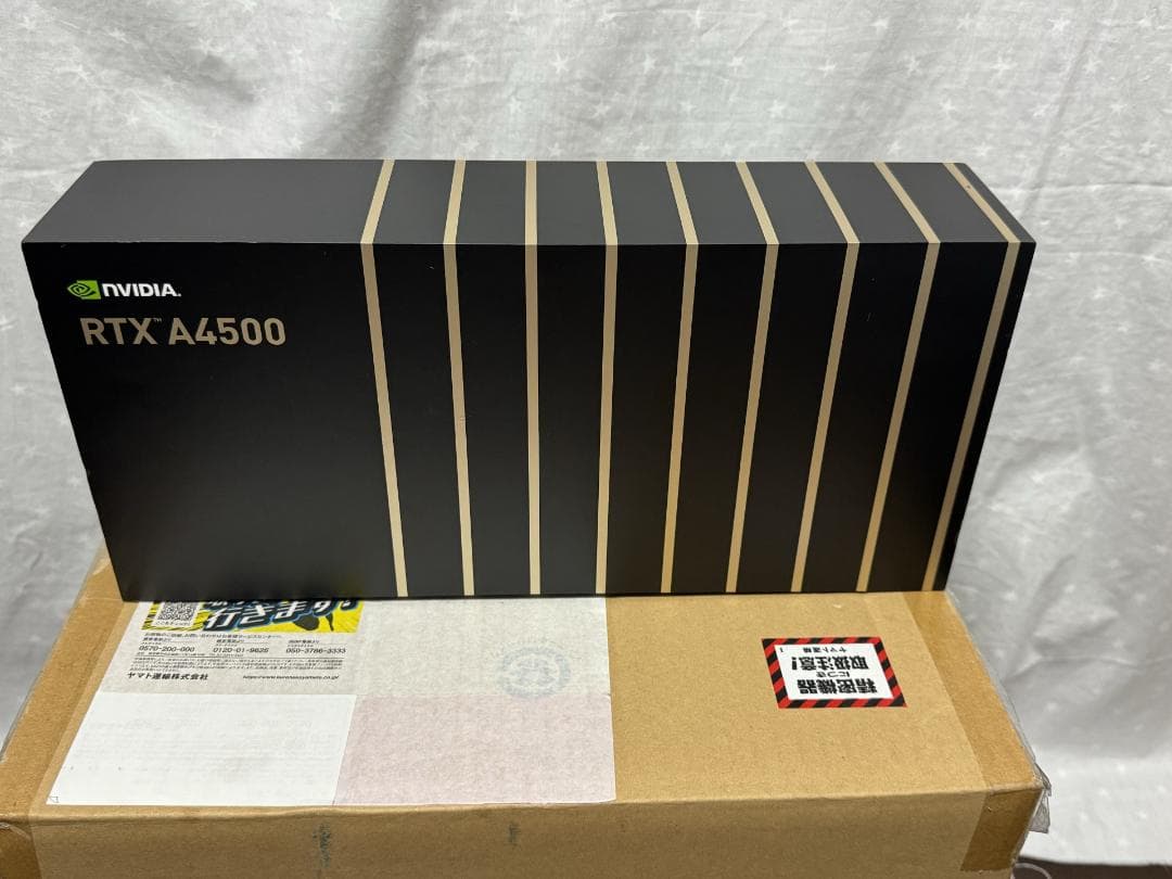 m*5様 [美品 動作品] NVIDIA RTX A4500 全揃い リテール版