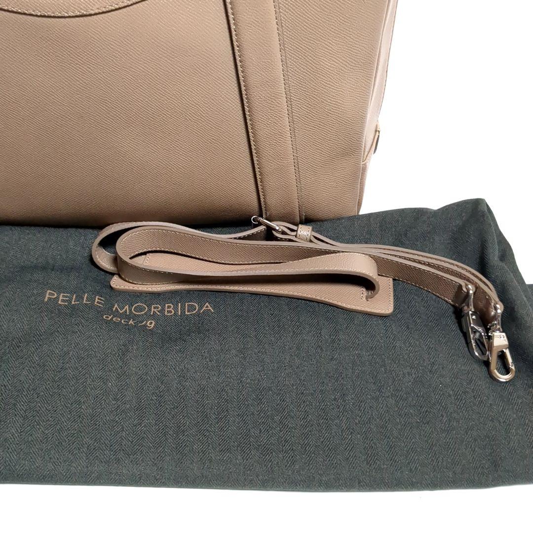 ✨ペッレモルビダ✨DECK9 ビジネスバッグ トープ 2way レザー ロゴ