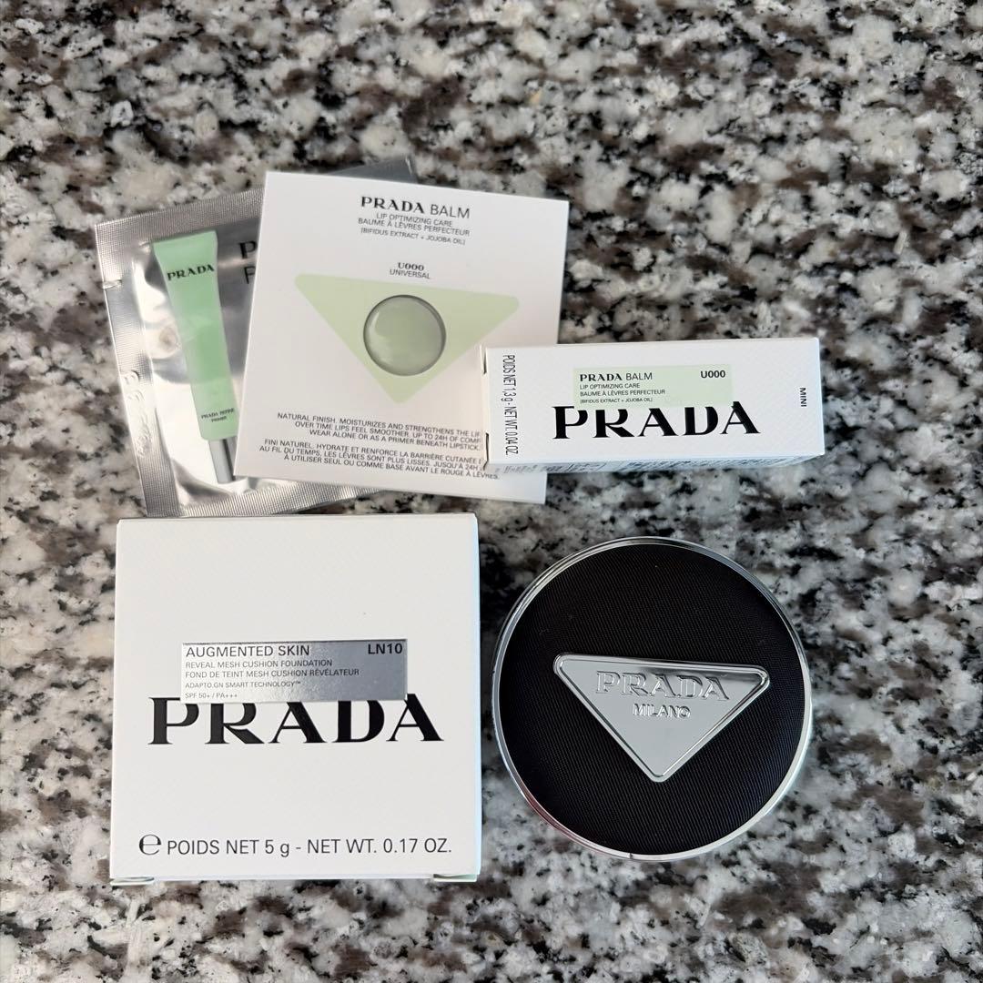 PRADA プラダビューティ クッションファンデーション LN10 リップバーム