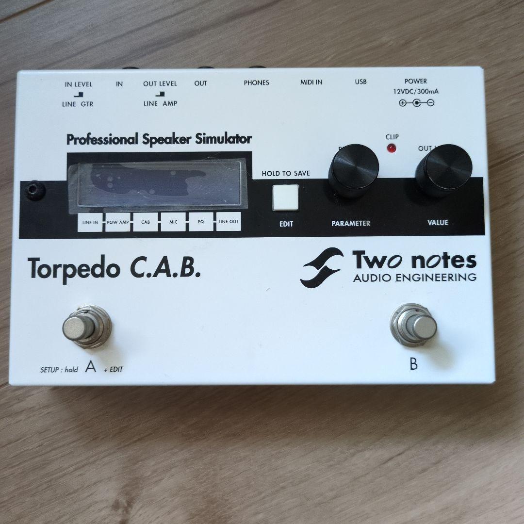 q*e様 Two notes Torpedo C.A.B. キャビネットシミュレ
