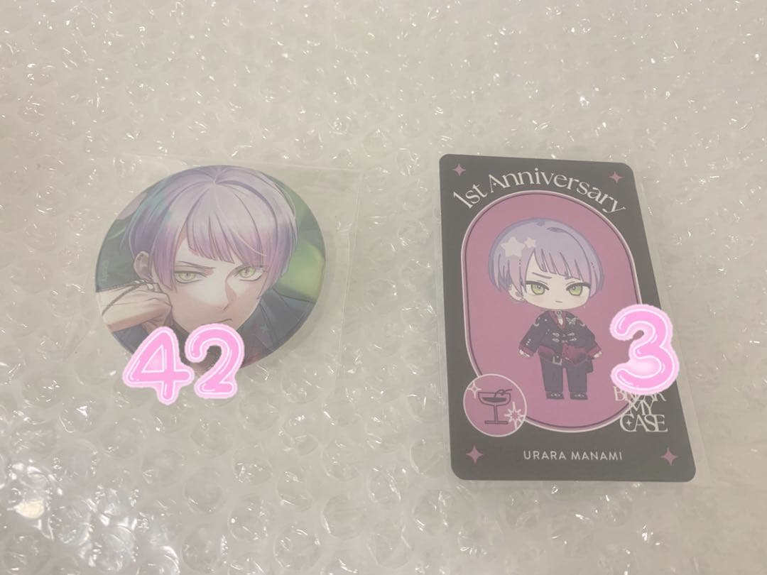 ブレマイ 麻波麗 1周年 缶バッジ 特典