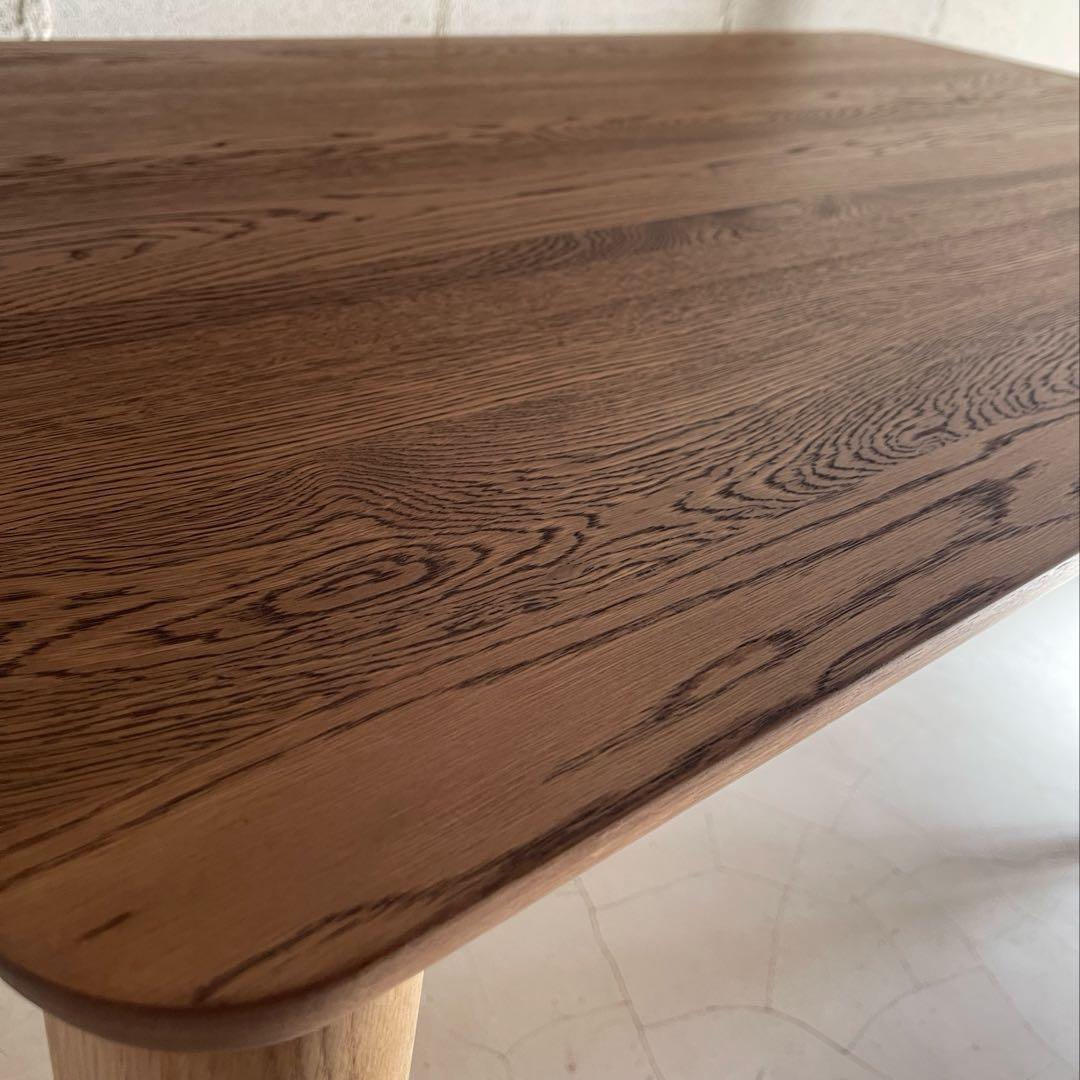 美品　大塚家具　ダイニングテーブル　オーク無垢材