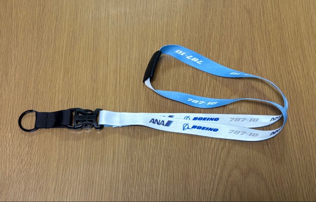 限定お値引き ANA 787-10 初就航記念品 ネックストラップ