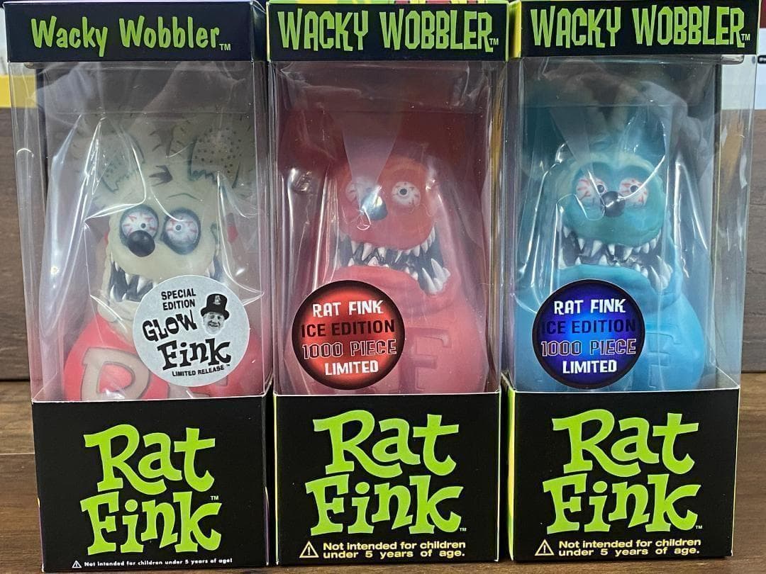 ラットフィンク ボビングヘッド 限定品 3体セット FUNKO