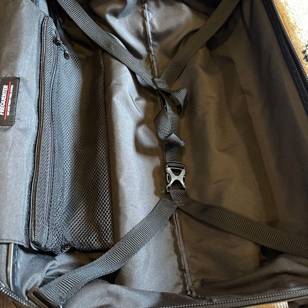 フリクエンターWAVE スーツケース静音キャリー　 ブラック機内持ち込みサイズ