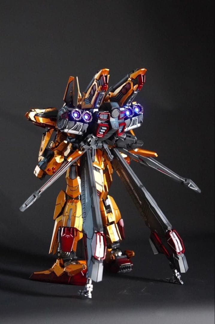 フルアーマー百式改　1/100 塗装完成品　LEDユニット付