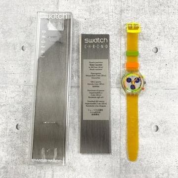 極美品 スウォッチ クロノグラフ JELLY STAG SCK104 1993年