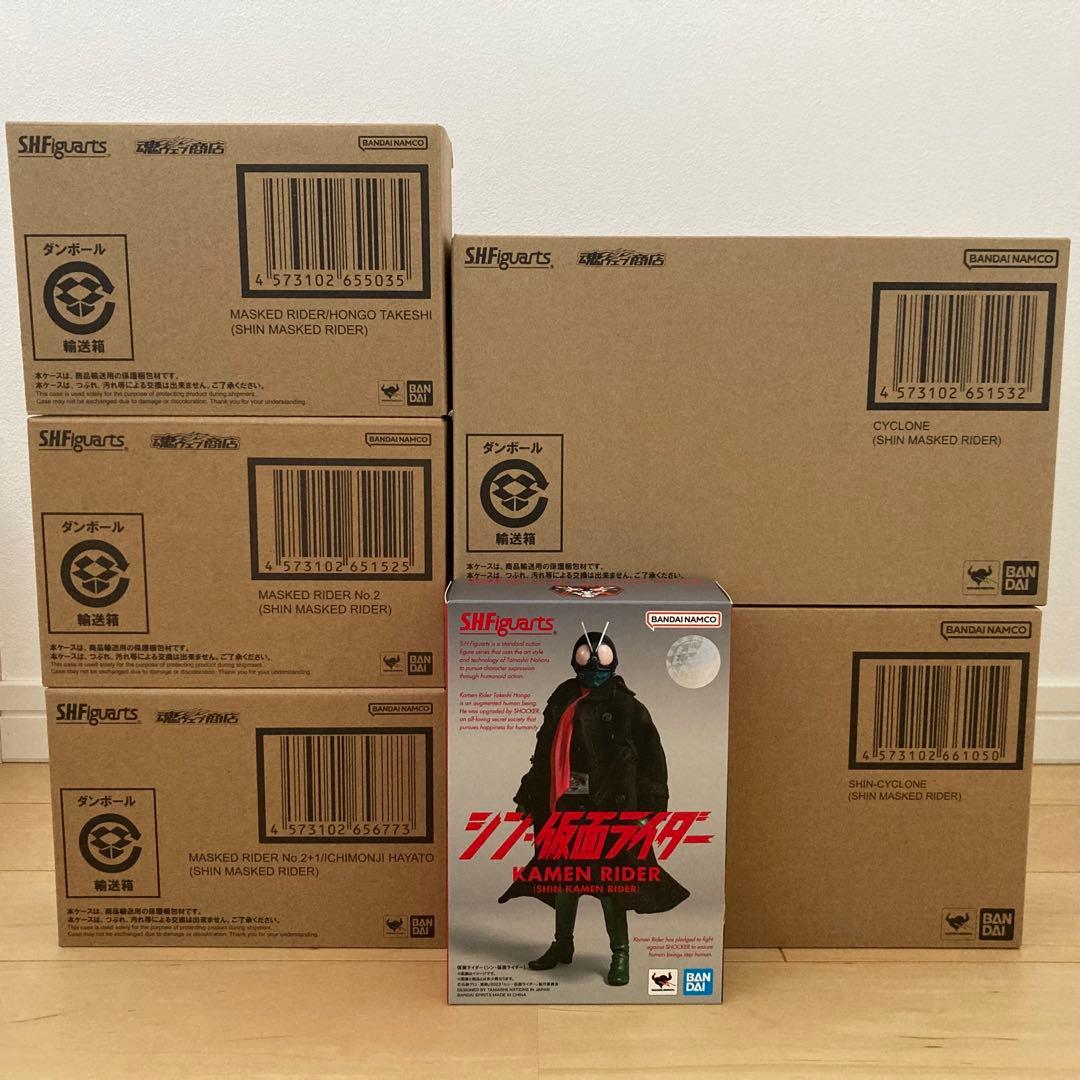 【新品】シン・仮面ライダー フィギュアーツ 6点セット