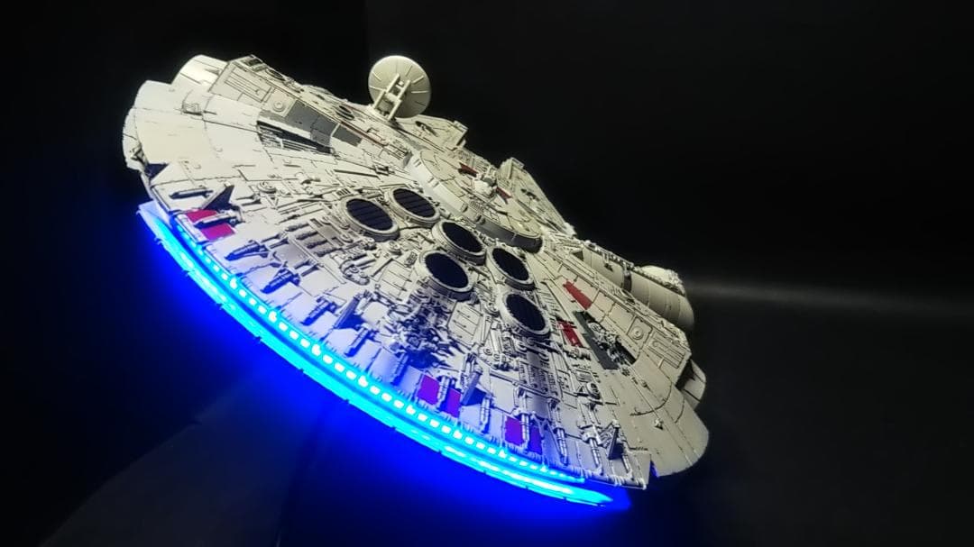 1/144 電飾改修 ミレニアムファルコン 塗装済完成品　 スターウォーズ