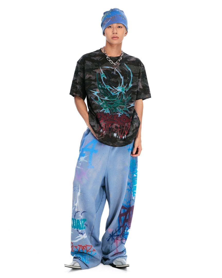 トップス 25AW sankuanz BUMPY GRAFFITI TEE GR8