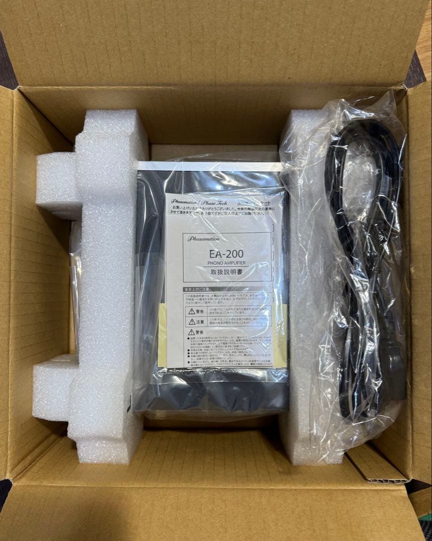 【極美品】Phasemation EA-200 フォノアンプ 元箱・付属品完備