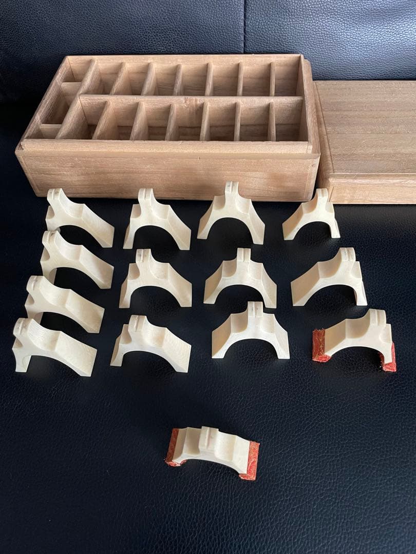 山口酉美(自己紹介欄必読)様せんよ高級琴柱 箏 14個 総重量：186g 弦楽器