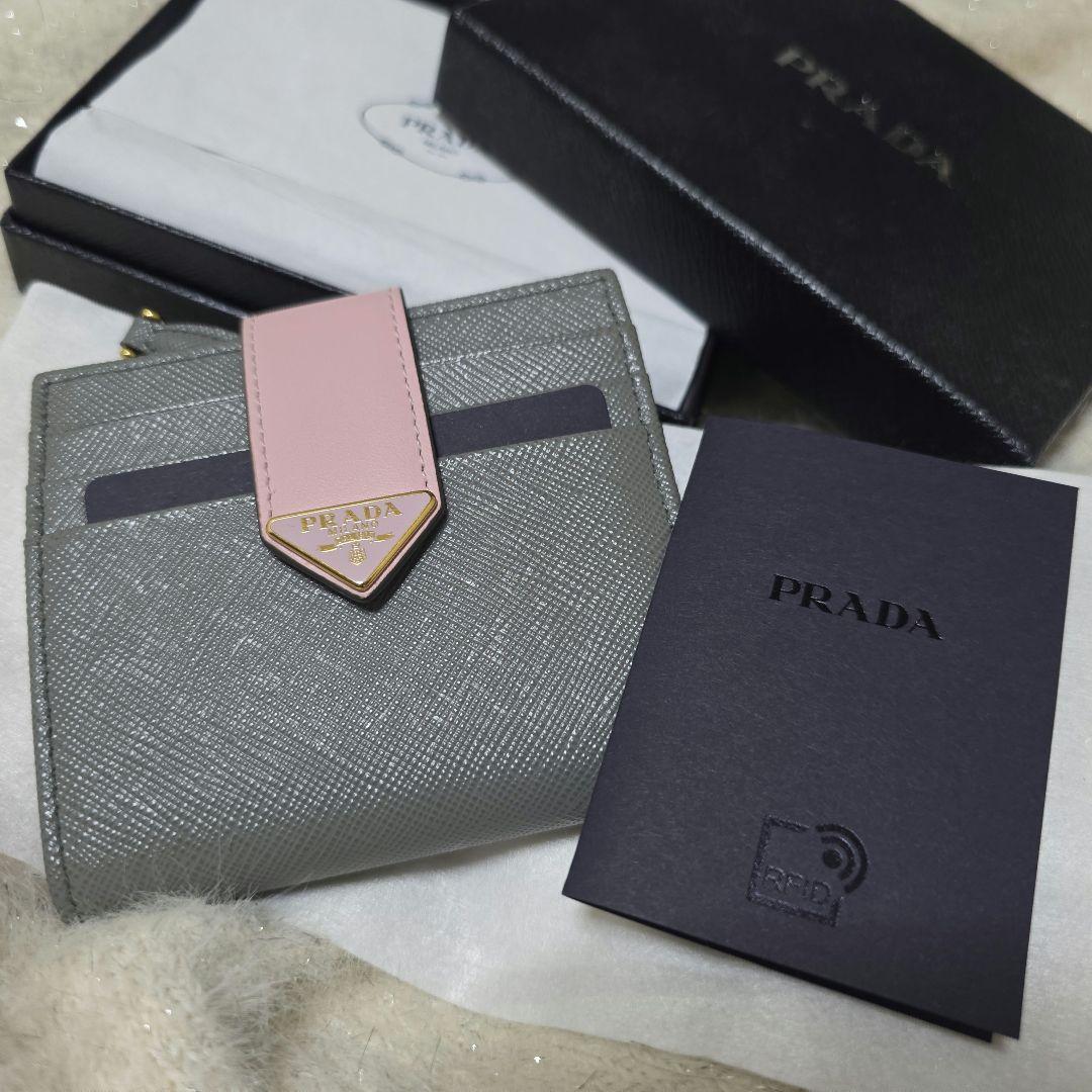 PRADA お財布 美品 ミニバッグに 確実正規品 プラダ サフィアーノ
