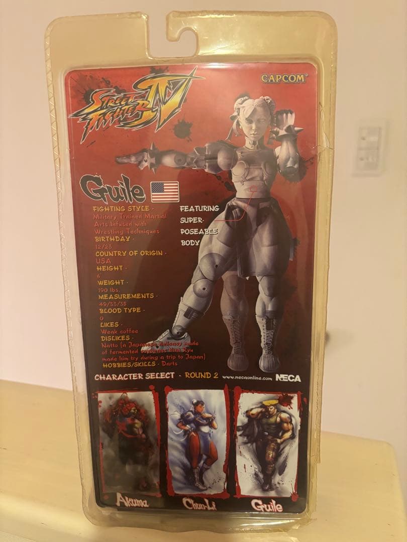 ストリートファイターⅣ ガイル ナッシュコスチューム フィギュア 限定 ネカ