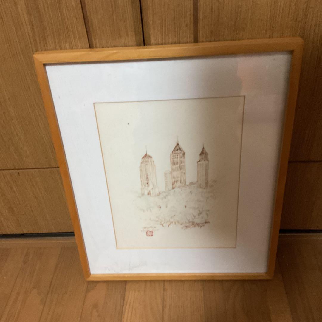 作者不詳 木版画 風景画 アトランタ 96 リュウセイホウ
