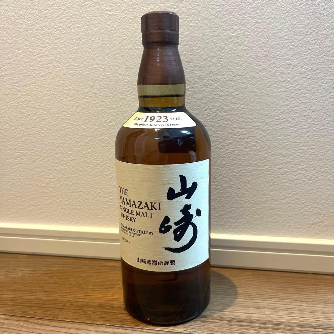 山崎のシングルモルトウイスキー　700ml 未開栓