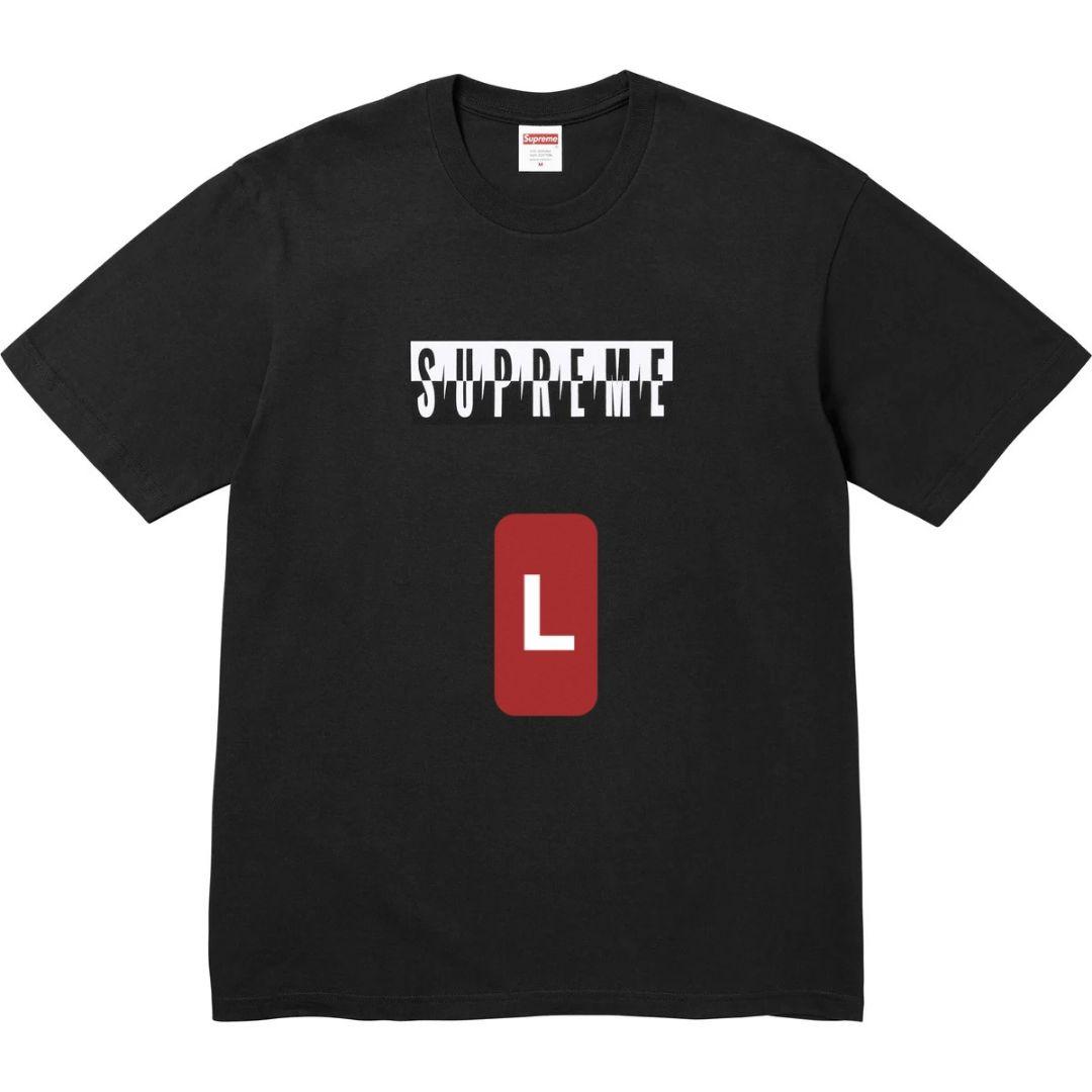 Supreme Split Tee BLACK L ブラック 木村拓也着用モデル