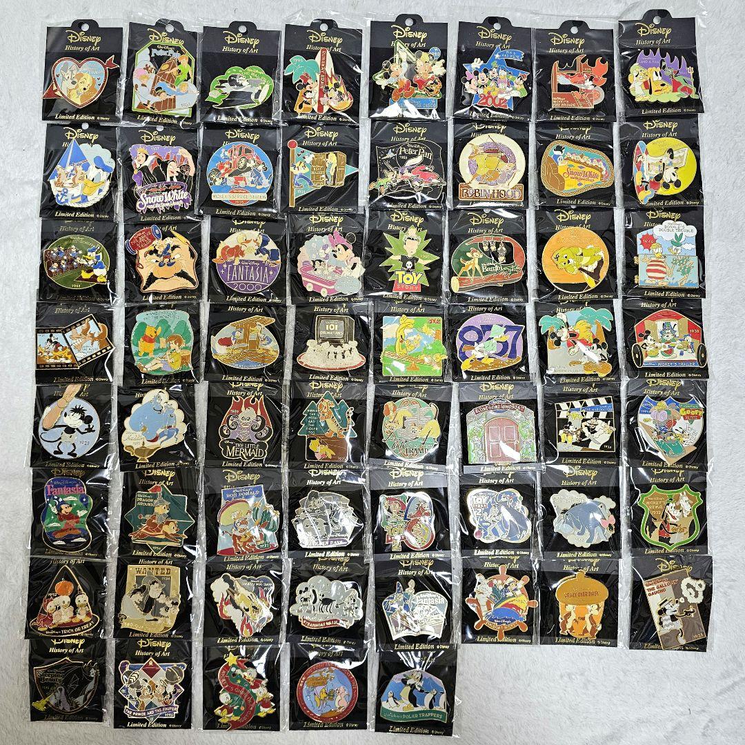 Disney History of Art キャラクター 限定ピンバッジ