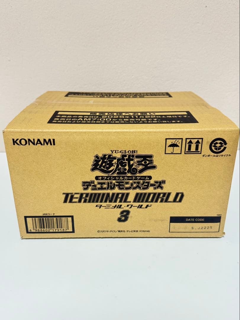 [未開封カートン] 遊戯王 TERMINAL WORLD3 ターミナルワールド3