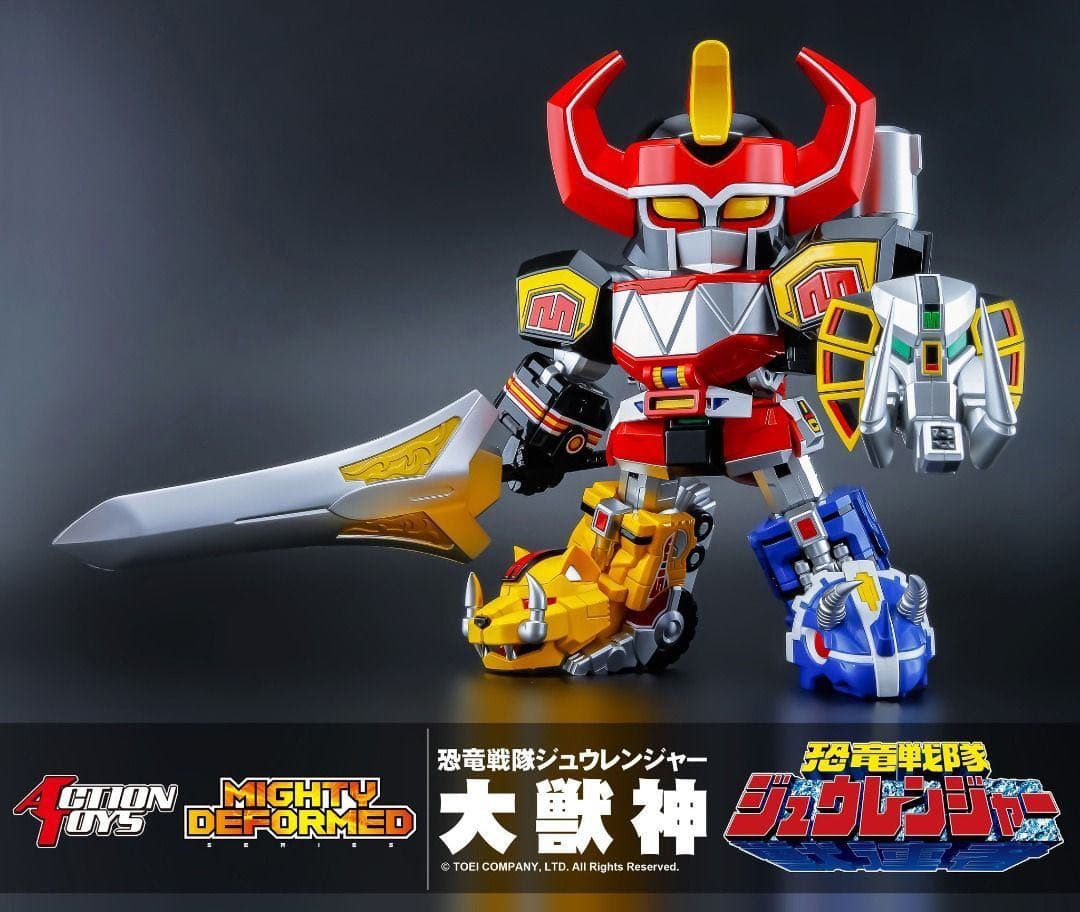 Action Toys恐竜戦隊ジュウレンジャー マイティデフォルメ大獣神塗装済み