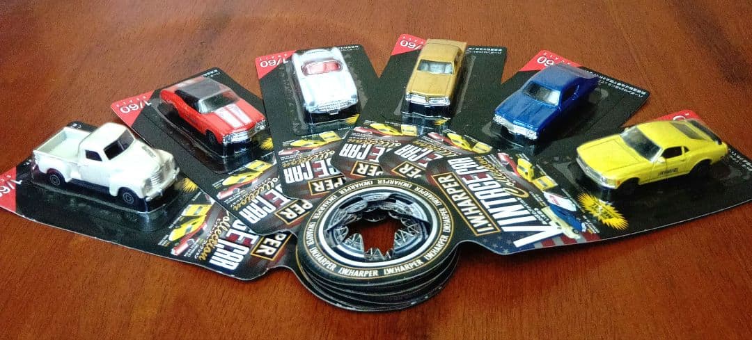 【フルセット6台】I.W. HARPER ヴィンテージカーコレクション ミニカー