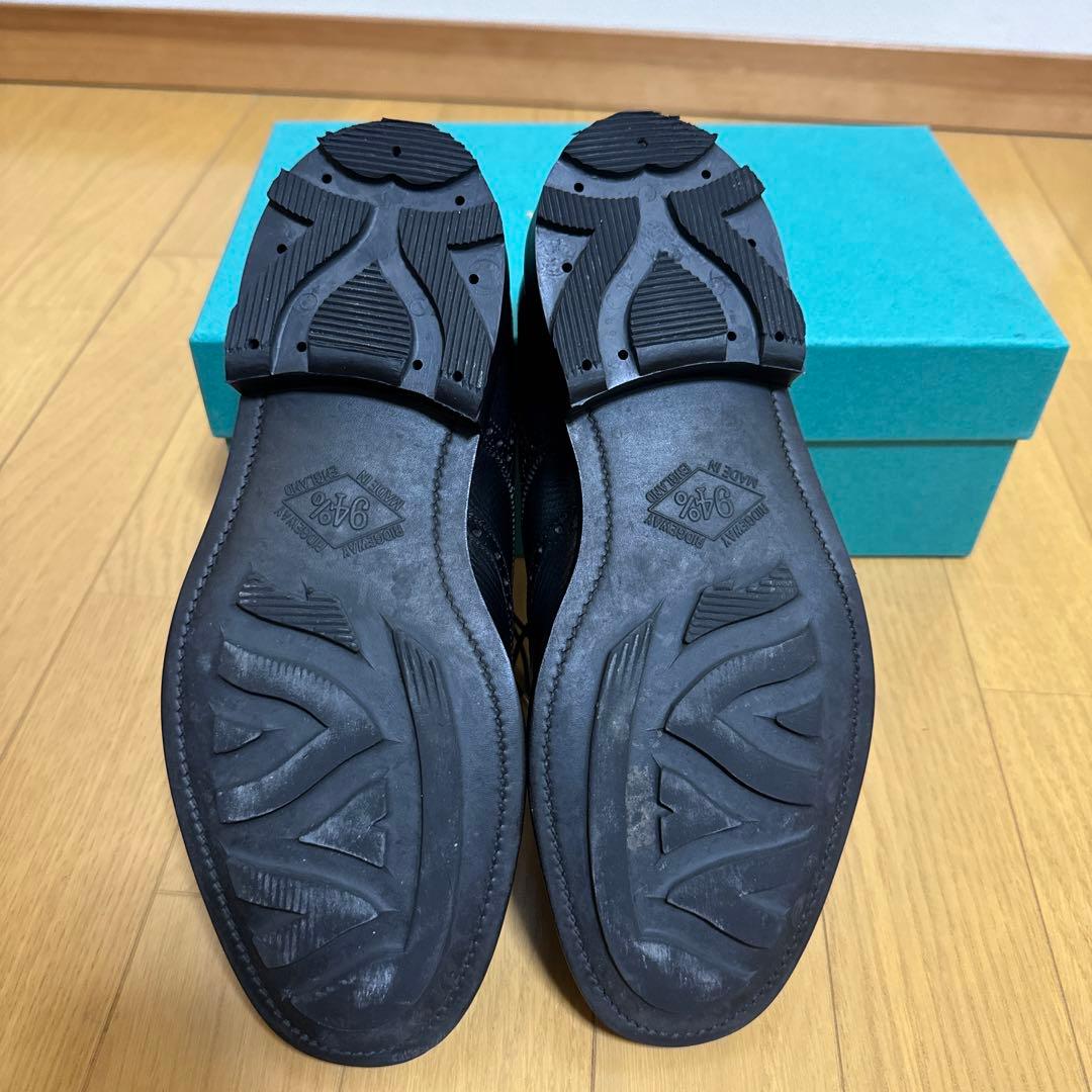 EDWARD GREEN ブラックユタカーフ　BORROWDALE