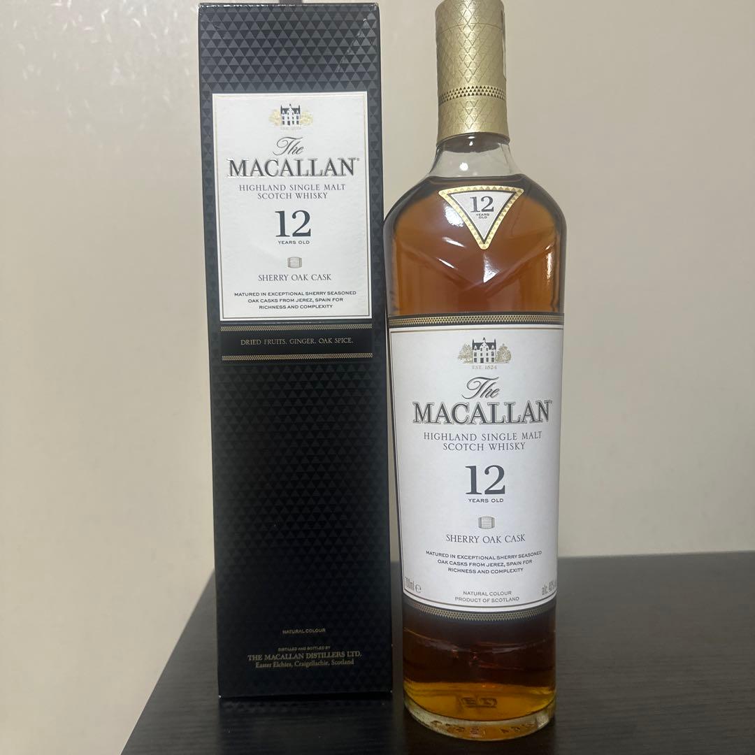 マッカラン12年シェリー 700ml 箱ダメージ有り