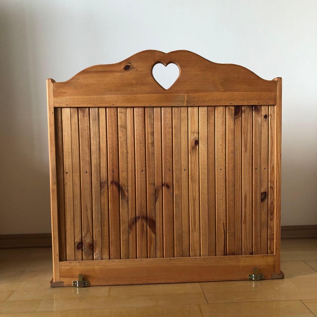 カントリー家具　本棚付きデスク