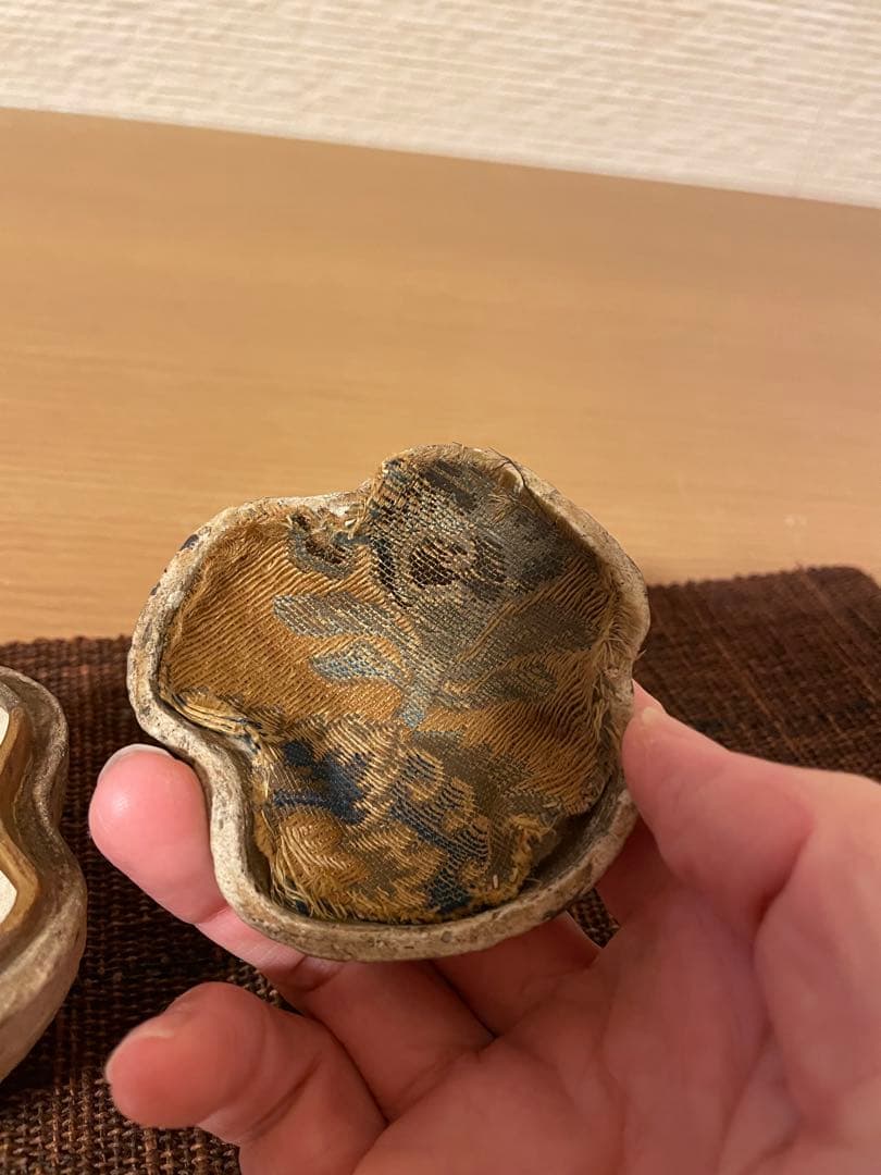 織部焼　香合