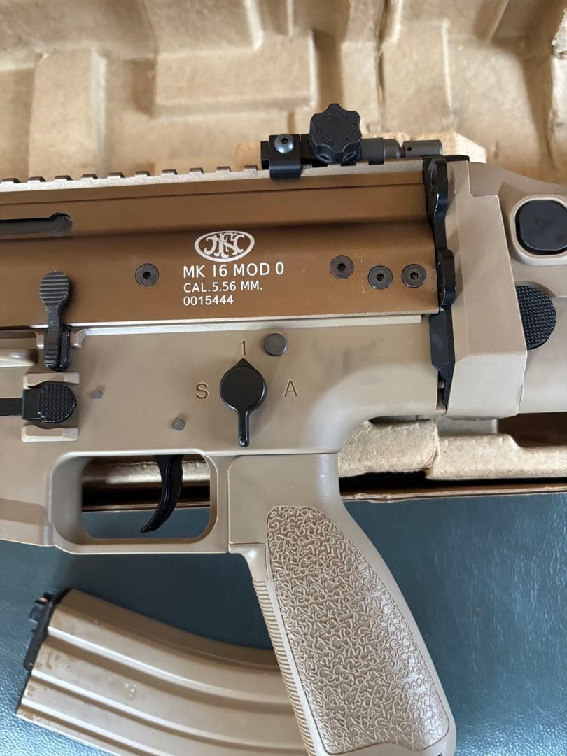 ケ*♪様 WE SCAR-L CO2ガスブローバックガン NPAS入り マルイ
