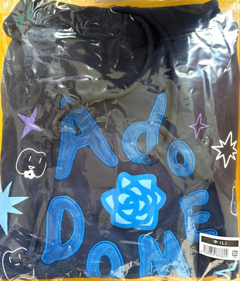 ファッショナブル「よだか」フーディー　Ado　ドームツアー 中(Lサイズ)