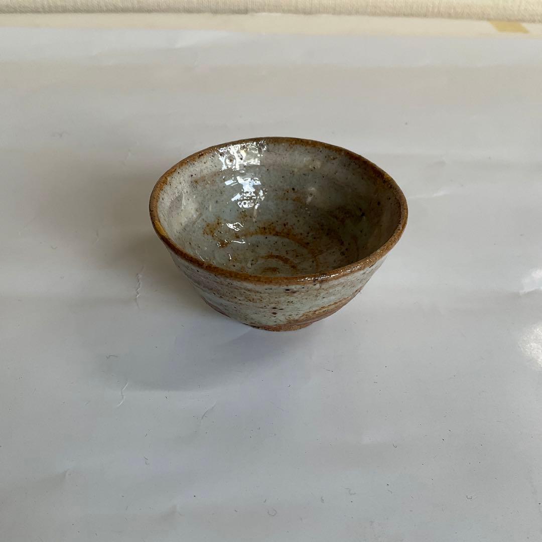 人間国宝　加藤土師萌作　唐津焼風ぐい呑