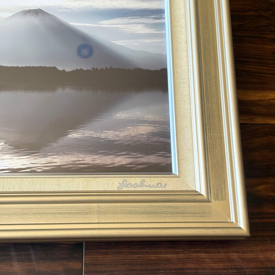 写真「天界からの光」Joshua 額装 富士山 自然 風景 J