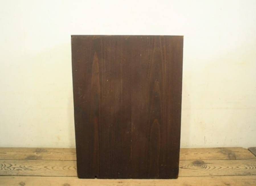 1076 アンティーク　ケンドン扉の収納棚　飾り棚　オープンラック　レトロ古家具