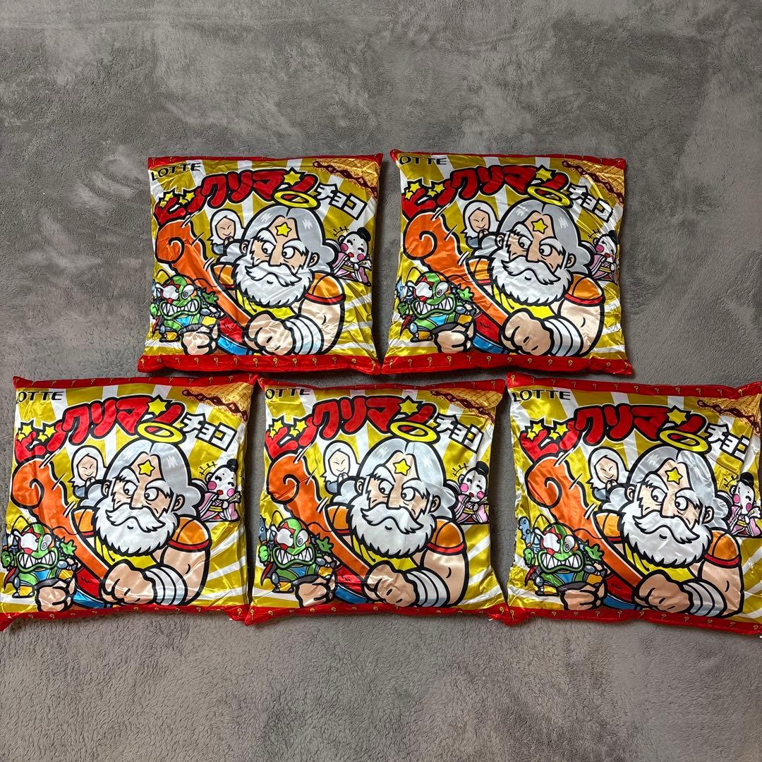希少　完売品　ビックリマン　クッション　五種　まとめて　セット